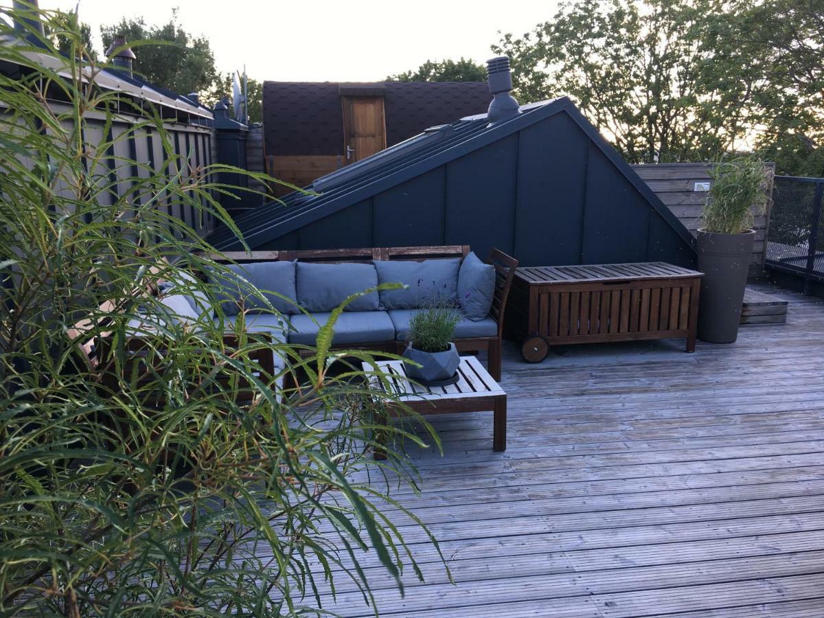 G - Owl Jazz -Modern Loft Type Apartment 18 With Big Roof Terrace And Free Private Parking カウナス エクステリア 写真