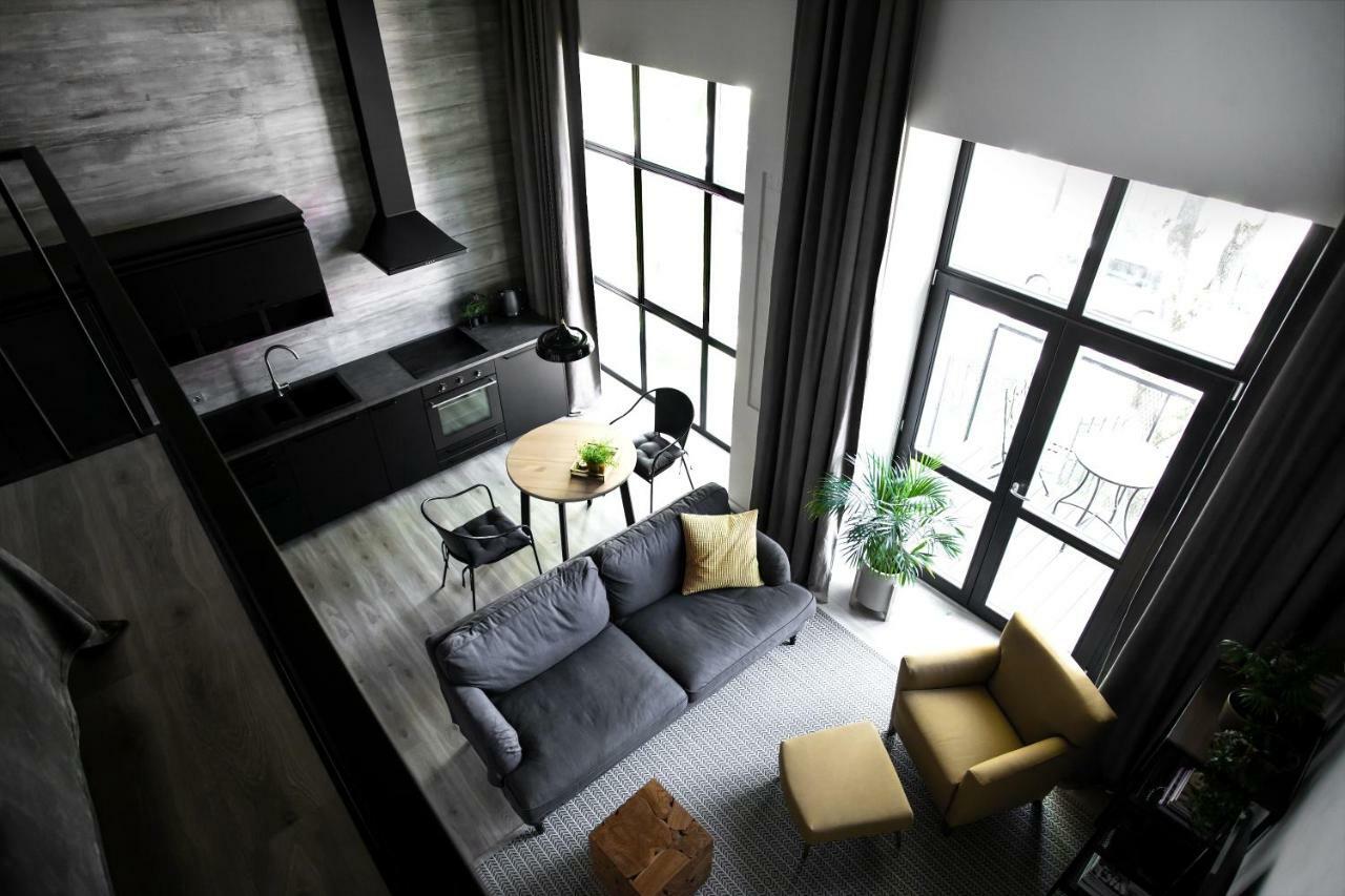 G - Owl Jazz -Modern Loft Type Apartment 18 With Big Roof Terrace And Free Private Parking カウナス エクステリア 写真